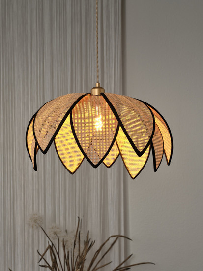 OSRAM Pendelleuchte Decor Rattan Lotus Pendant 480 E27 Brown 4058075847248