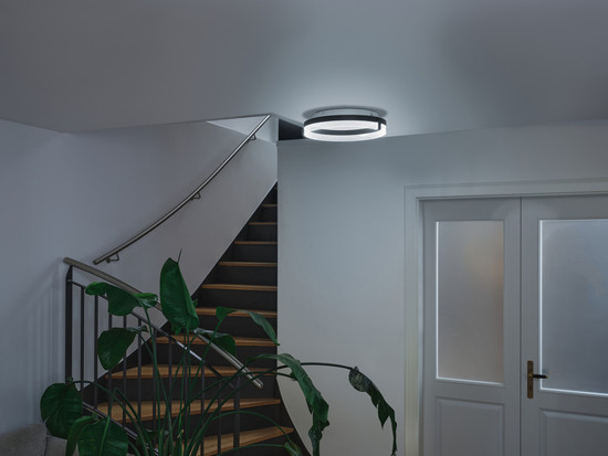 OSRAM LED Deckenleuchte Decor Circle Ceiling 400 25W CLICKCCT Black Warm weiß,Kalt weiß,Kaltes Tageslicht 4058075847309