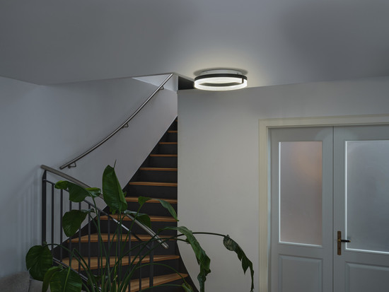 OSRAM LED Deckenleuchte Decor Circle Ceiling 400 25W CLICKCCT Black Warm weiß,Kalt weiß,Kaltes Tageslicht 4058075847309