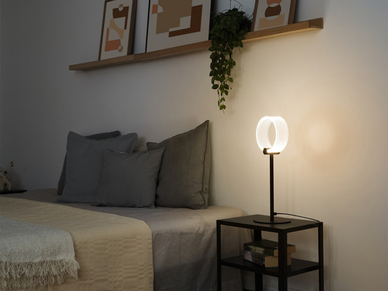 OSRAM LED Tischleuchte Decor Circle Table 8.3W CLICKCCT Black Warm weiß,Kalt weiß,Kaltes Tageslicht 4058075847347