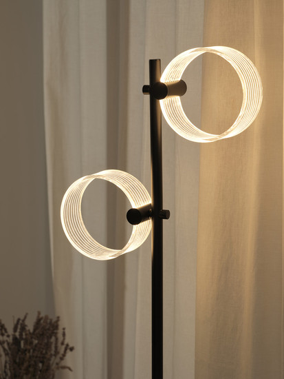 OSRAM LED Stehleuchte Decor Circle Floor 17W CLICKCCT Black Warm weiß,Kalt weiß,Kaltes Tageslicht 4058075847361