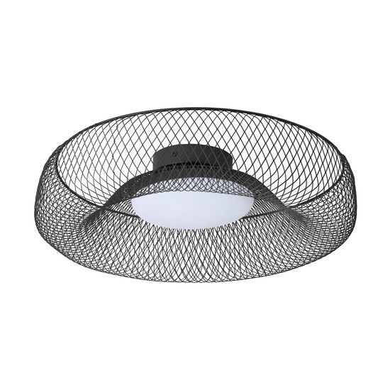 OSRAM LED Deckenleuchte Decor Mesh Ceiling 18.5W 830 Black Warm weiß 4058075847385