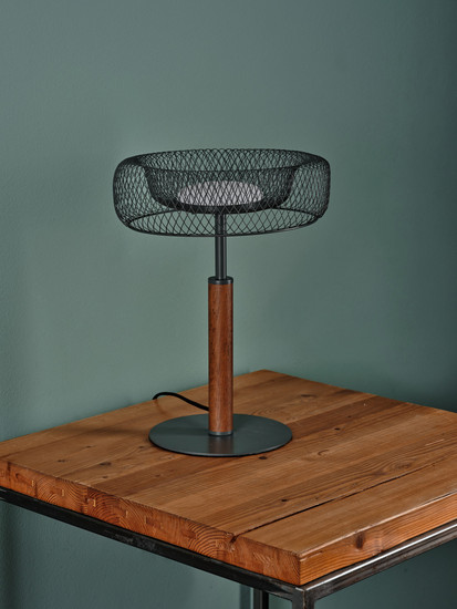 OSRAM LED Tischleuchte Decor Mesh Table 10W 830 Black 4058075847446