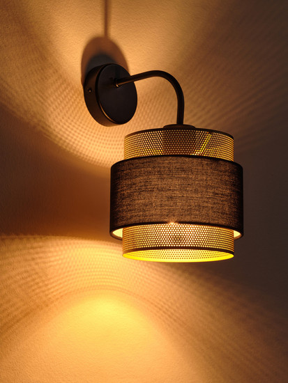 OSRAM Wandleuchte Decor Hornet Wall 1XE27 Black 4058075847828