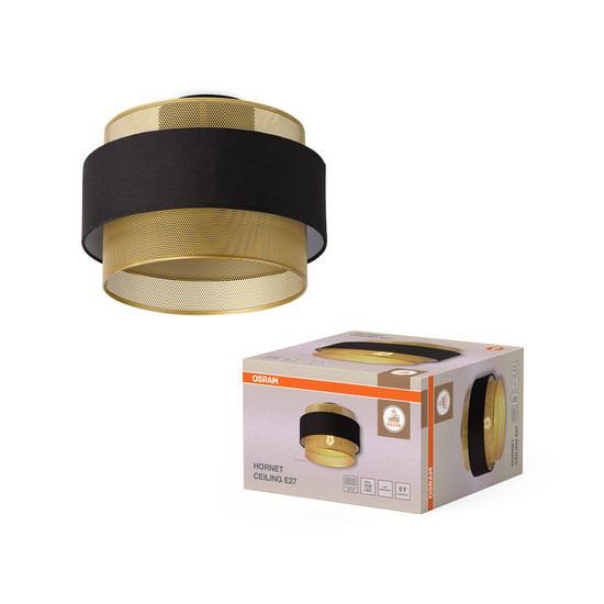 OSRAM Deckenleuchte Decor Hornet Ceiling 1XE27 Black 4058075847842