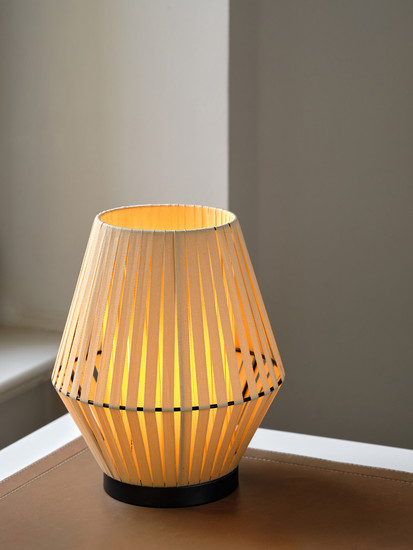 OSRAM Tischleuchte Decor Stripes Table 1XE14 Beige 4058075848009