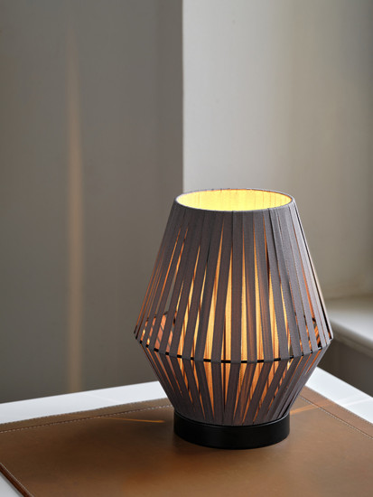 OSRAM Tischleuchte Decor Stripes Table 1XE14 Dark Grey 4058075848108