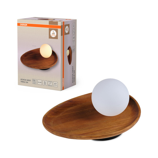 OSRAM Tischleuchte Decor Acacia Nest Table 1xG9 Brown 4058075848160
