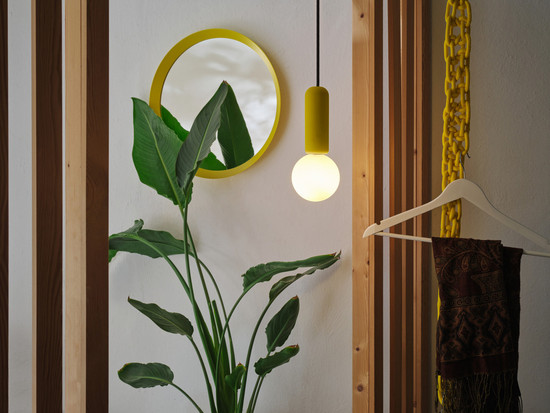 OSRAM Pendelleuchte Decor Concrete Mic Pendant 1XG9 Yellow 4058075848306