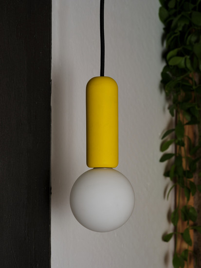 OSRAM Pendelleuchte Decor Concrete Mic Pendant 1XG9 Yellow 4058075848306