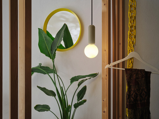 OSRAM Pendelleuchte Decor Concrete Mic Pendant 1XG9 Beige 4058075848368