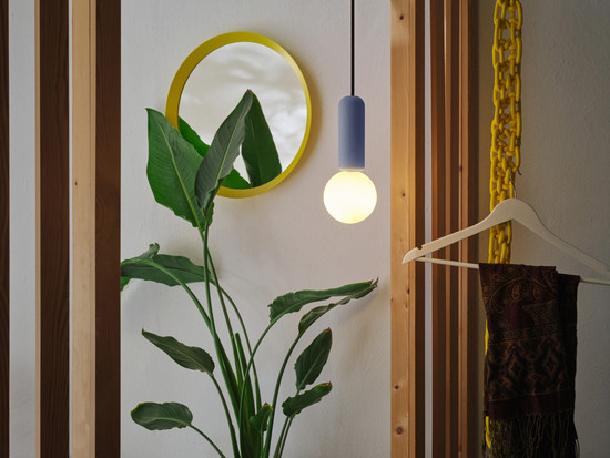 OSRAM Pendelleuchte Decor Concrete Mic Pendant 1XG9 Blue 4058075848382