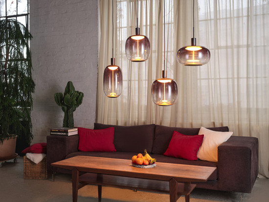 OSRAM Pendelleuchte Decor Needle Pendant Linear 4xE27 Dark Grey 4058075848528