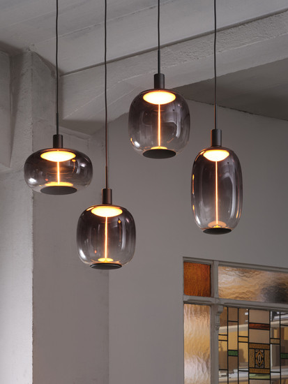 OSRAM Pendelleuchte Decor Needle Pendant Linear 4xE27 Dark Grey 4058075848528