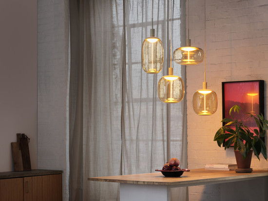 OSRAM Pendelleuchte Decor Needle Pendant Linear 4xE27 Beige 4058075848542