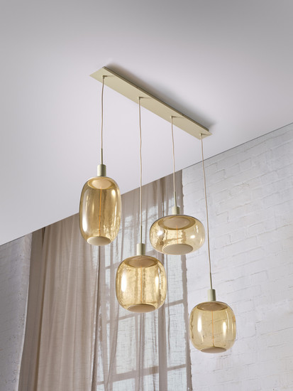 OSRAM Pendelleuchte Decor Needle Pendant Linear 4xE27 Beige 4058075848542