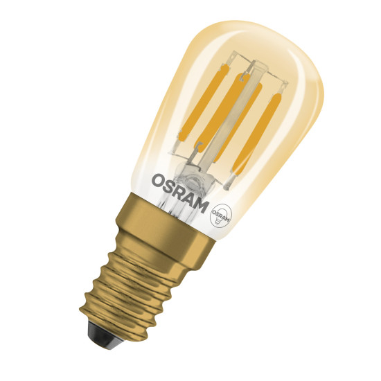 OSRAM LED Leuchtmittel Vintage 1906 LED Special Shapes 2.8W 822 Gold E14 Dimmbar Extrawarmweiss 4058075849648