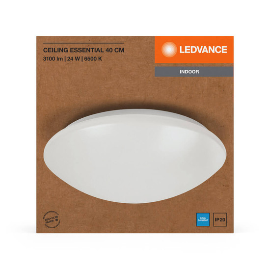 LEDVANCE Ceiling Essential ⌀40cm 24W 1920lm Tageslichtweiss 6500K 4099854003158