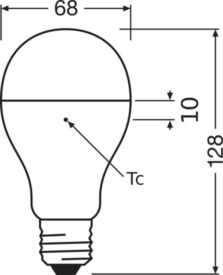 LEDVANCE LED Lampe E27 Value Classic A matt A150 19W 2452lm Tageslichtweiss 6500K wie 150W 4099854073908