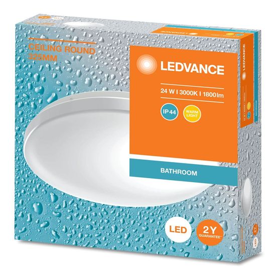 LEDVANCE CEILING ROUND Deckenleuchte rund 325 24W 830 IP44 4099854105890