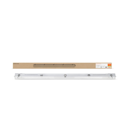 LEDVANCE Feuchtraumleuchte G13 Damp Proof Housing 1fach 128x7cm IP65 4099854117954