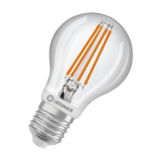 LEDVANCE LED Lampe E27 Classic Filament Motion & Daylight sensor S A60 Multiselect 7.3W 806lm Warmweiss 2700K wie 60W 4099854236792