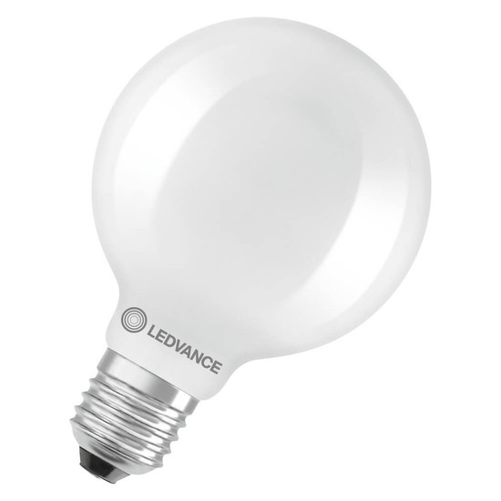 LEDVANCE LED Lampe E27 Classic Globe Filament S matt G95 3.8W 806lm Warmweiss 2700K wie 60W höchste Effizienzklasse A 4099854237010