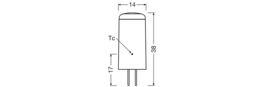 LEDVANCE LED Lampe G4 Pin 320° Dimmbar P 2W 200lm Warmweiss 2700K wie 20W 4099854248542