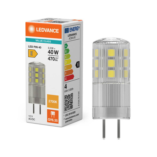 LEDVANCE LED Lampe GY6.35 Pin 320° P 3.3W 470lm Warmweiss 2700K wie 40W 4099854248757