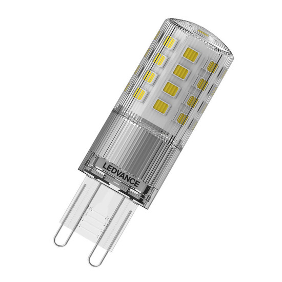 LEDVANCE LED Lampe G9 Pin 320° Dimmbar P 4.4W 600lm Warmweiss 2700K wie 48W 4099854248849