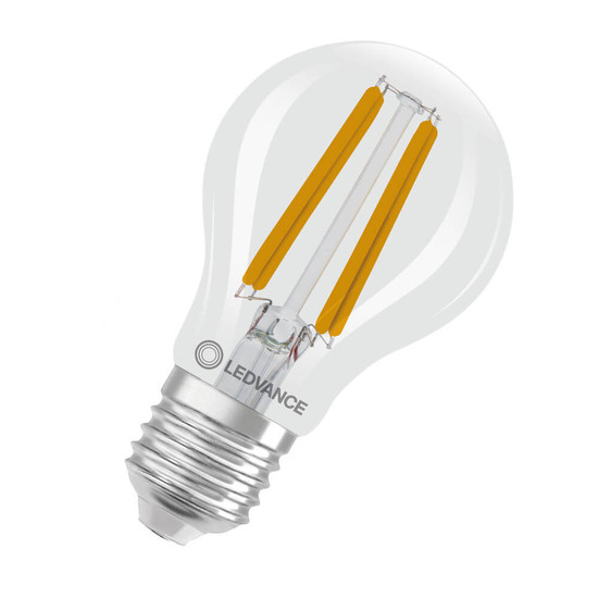 LEDVANCE LED Lampe E27 Classic Filament Dimmbar S A40 2.2W 470lm Warmweiss 2700K wie 40W höchste Effizienzklasse A 4099854265280