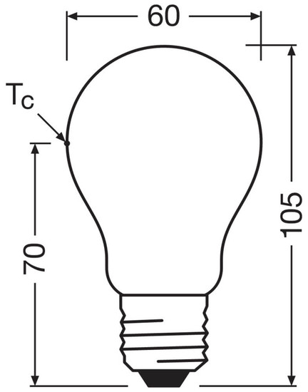 LEDVANCE LED Lampe E27 Classic Filament Dimmbar S matt A60 3.8W 806lm Warmweiss 2700K wie 60W höchste Effizienzklasse A 4099854265327