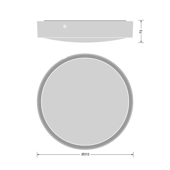 LEDVANCE LED Deckenleuchte Bulkhead ⌀31cm 17.5W-15.5W-13W-11W warm-/neutralweiss 3000/4000K CCT IP65 4099854286247