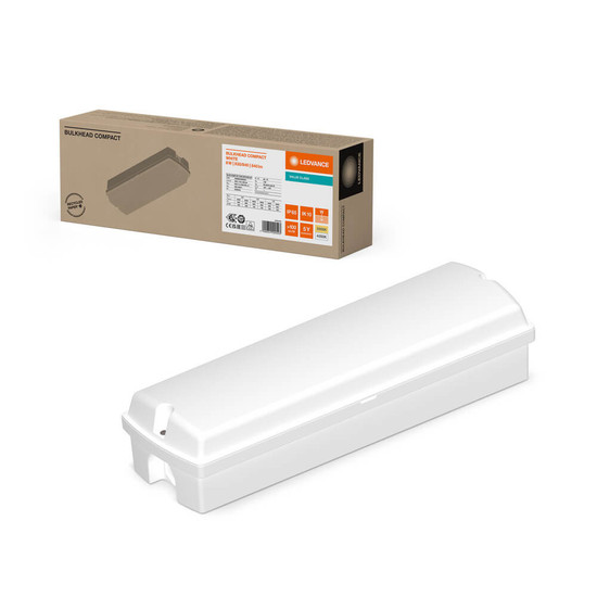 LEDVANCE LED Deckenleuchte Bulkhead Comp 36x12cm 8W-6W-4W warm-/neutralweiss 3000/4000K CCT IP65 4099854290503