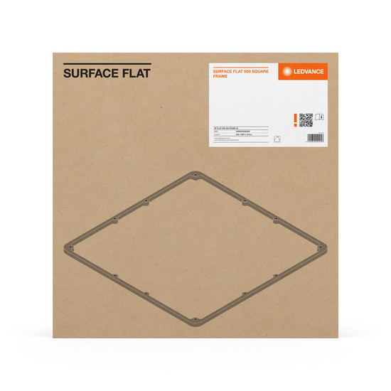 LEDVANCE Zubehör Surface Flat Frame 500Square SI Aufbaumontage 50x50cm 4099854292958