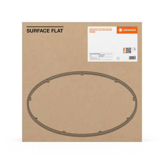 LEDVANCE Zubehör Surface Flat Frame 500Round SI Aufbaumontage ⌀50cm 4099854292972