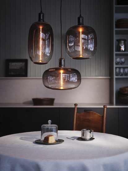 OSRAM Pendelleuchte Vintage 1906 PenduLum Bobbin Black Matt 4099854419416