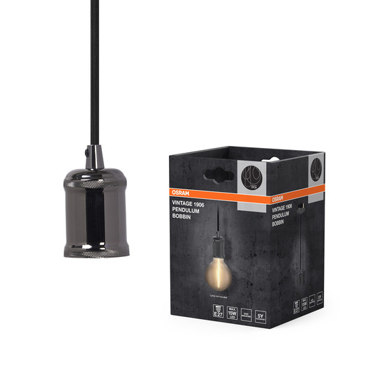 OSRAM Pendelleuchte Vintage 1906 PenduLum Bobbin Gun Metal 4099854419430