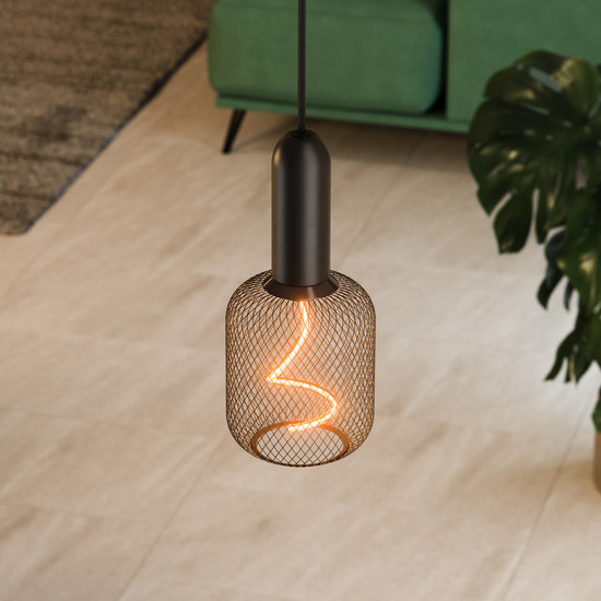 OSRAM Pendelleuchte Vintage 1906 PenduLum Round Black 4099854419515