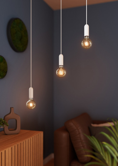 OSRAM Pendelleuchte Vintage 1906 PenduLum Round White 4099854419577