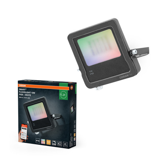 OSRAM LED Aussen-Strahler SMART+ MULTICOLOR 10W RGB + W Dimmbar RGBWW 4099854430152