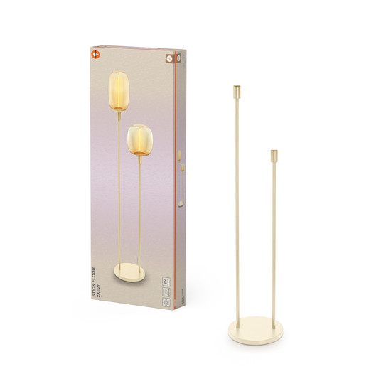 OSRAM Stehleuchte Decor Stick Floor Beige 2XE27 4099854440328