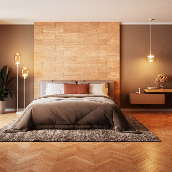 OSRAM Stehleuchte Decor Stick Floor Beige 2XE27 4099854440328