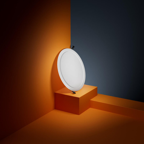 LEDVANCE LED Downlight Einbauleuchte Slim Alu ⌀29cm 25W-18.8W-12.5W warm-/neutralweiss 3000/4000K CCT IP44 4099854441868