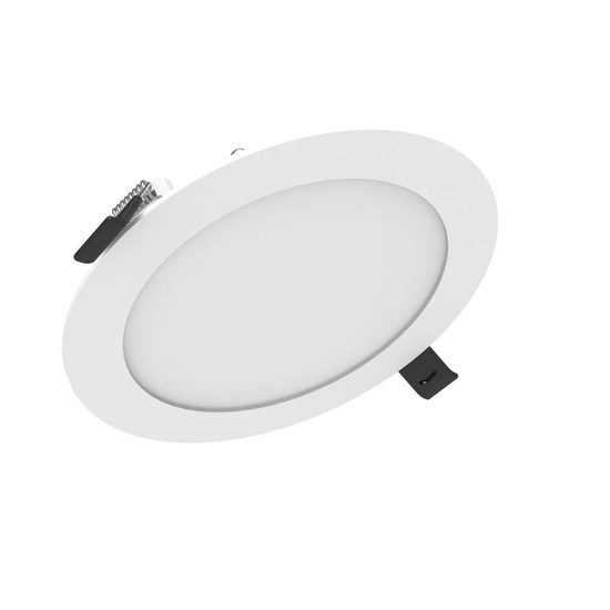 LEDVANCE LED Downlight Einbauleuchte Slim Alu DALI ⌀16cm 13W-7.5W warm-/neutralweiss 3000/4000K CCT IP44 dimmbar 4099854441912