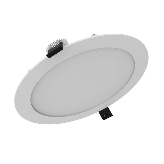 LEDVANCE LED Downlight Einbauleuchte Slim Alu DALI ⌀19cm 16W-9.5W warm-/neutralweiss 3000/4000K CCT IP44 dimmbar 4099854441936