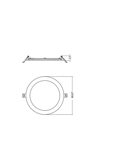 LEDVANCE LED Downlight Einbauleuchte Slim Alu DALI ⌀19cm 16W-9.5W warm-/neutralweiss 3000/4000K CCT IP44 dimmbar 4099854441936