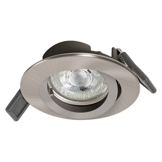 OSRAM LED Einbauleuchte LED SPOT RECESS TWISTLOCK GU10 Incl. Osram LED 4.3W GU10 Brushed Nickel Warm weiß 4099854444548