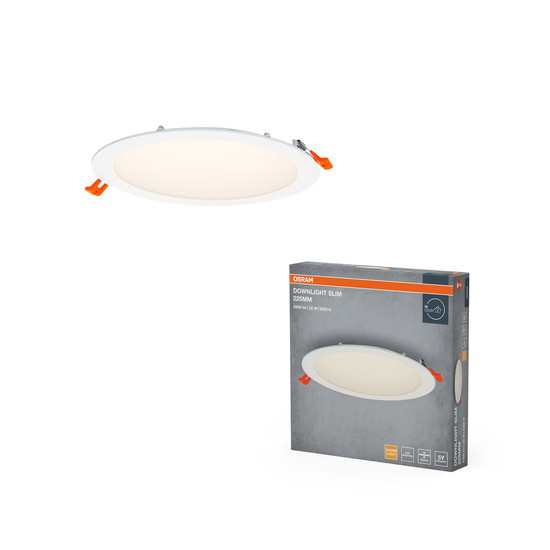 OSRAM LED Einbauleuchte LED SPOT AND DOWNLIGHT RECESS SLIM 225mm 22W 3000K Warm weiß 4099854444968