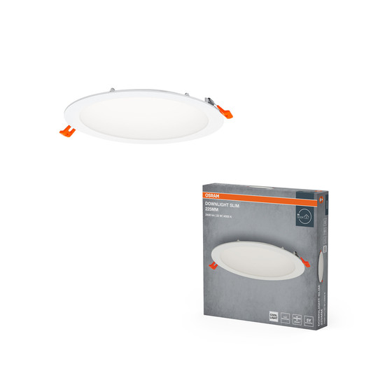 OSRAM LED Einbauleuchte LED SPOT AND DOWNLIGHT RECESS SLIM 225mm 22W 4000K Neutralweiss 4099854445248